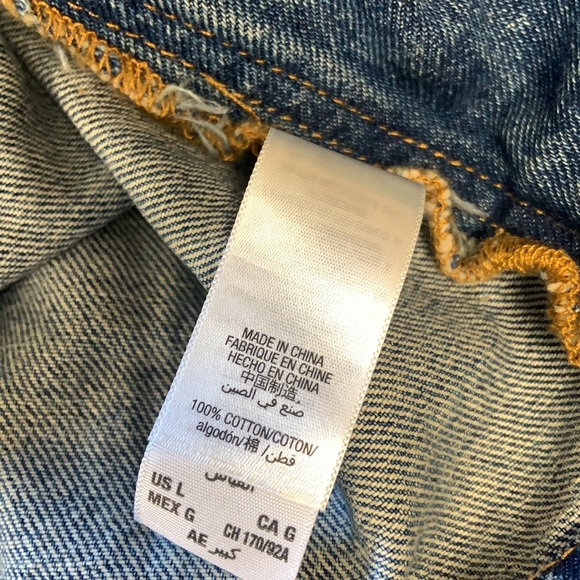 Juicy Couture NWT Denim Jean Moto Jacket Patches S - Picture 10 of 13